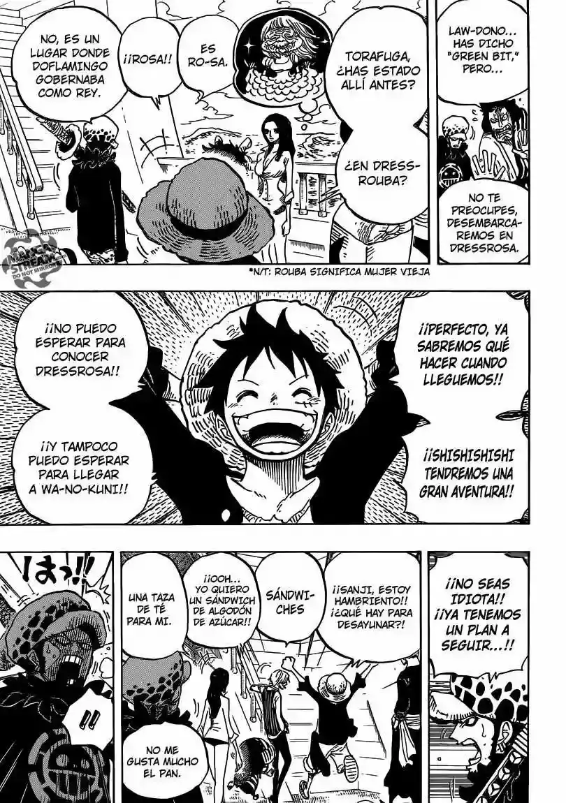 One Piece Capítulo 700 - Página 10 en español