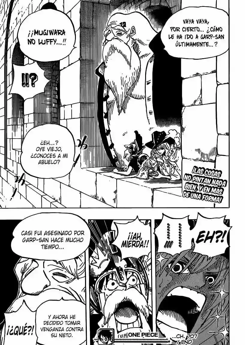 One Piece Capítulo 707 - Página 17 en español