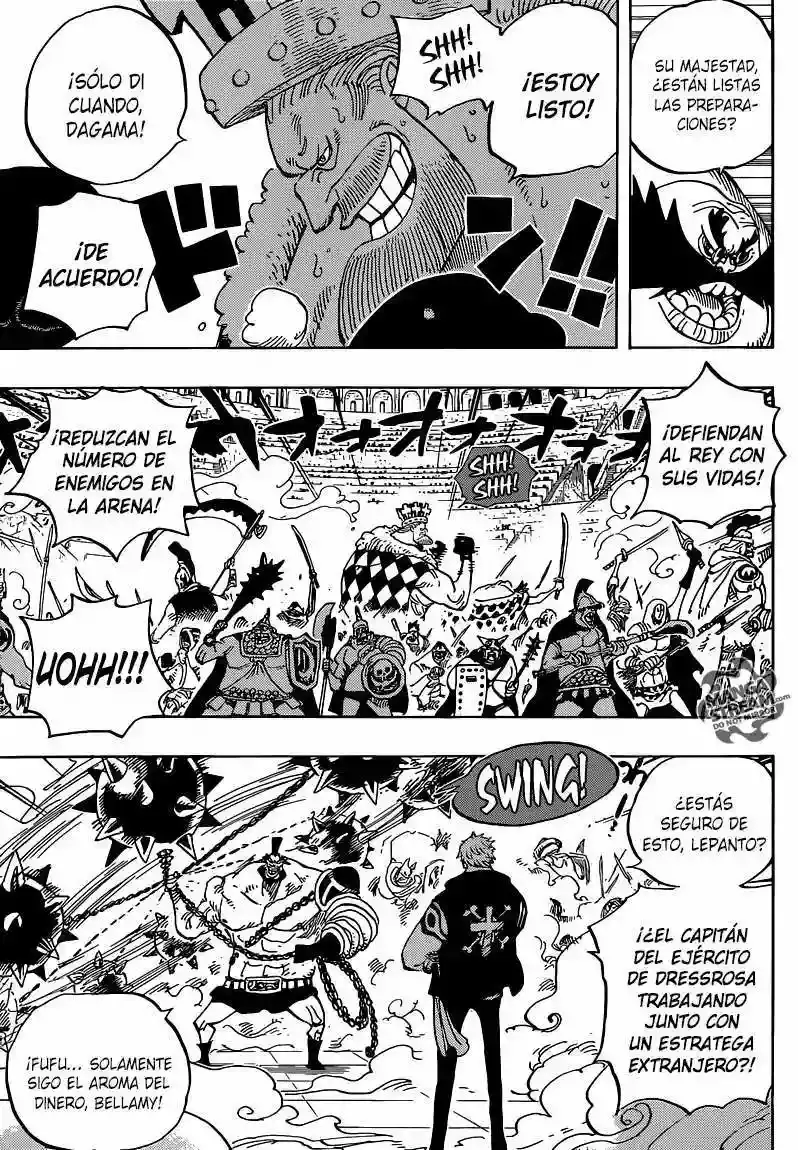 One Piece Capítulo 707 - Página 5 en español