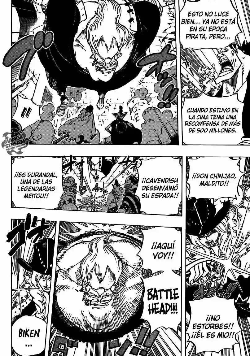 One Piece Capítulo 708 - Página 5 en español