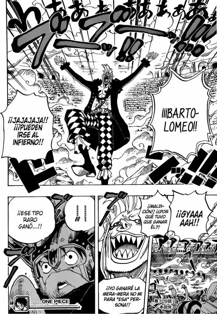 One Piece Capítulo 709 - Página 18 en español