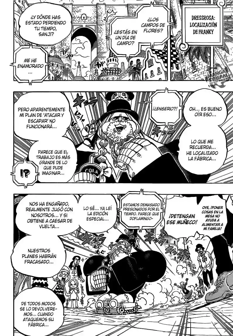One Piece Capítulo 713 - Página 12 en español