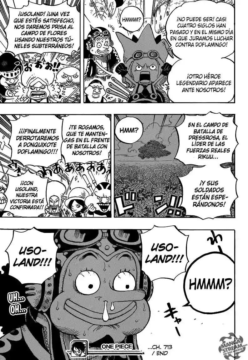 One Piece Capítulo 713 - Página 19 en español