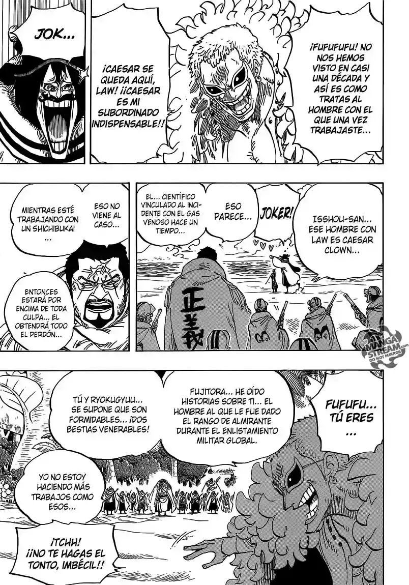 One Piece Capítulo 713 - Página 4 en español