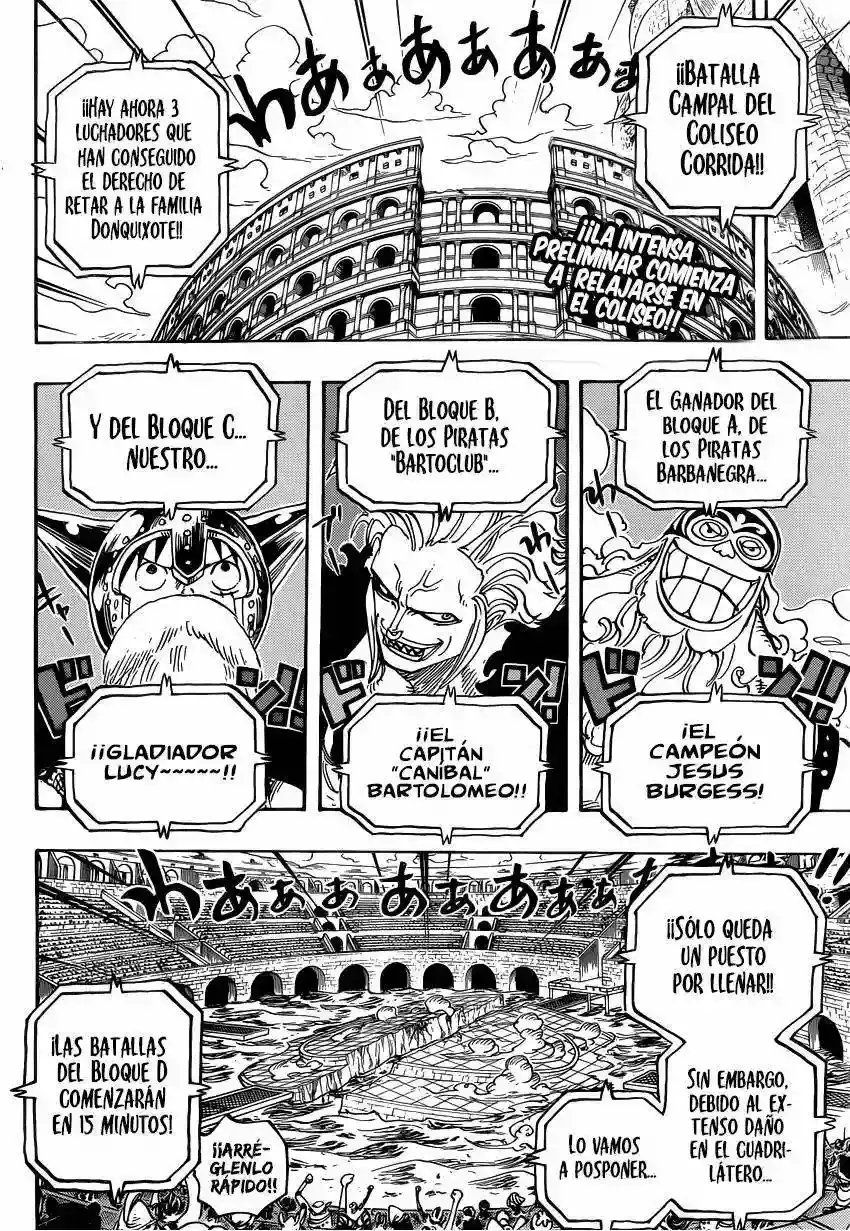 One Piece Capítulo 720 - Página 3 en español