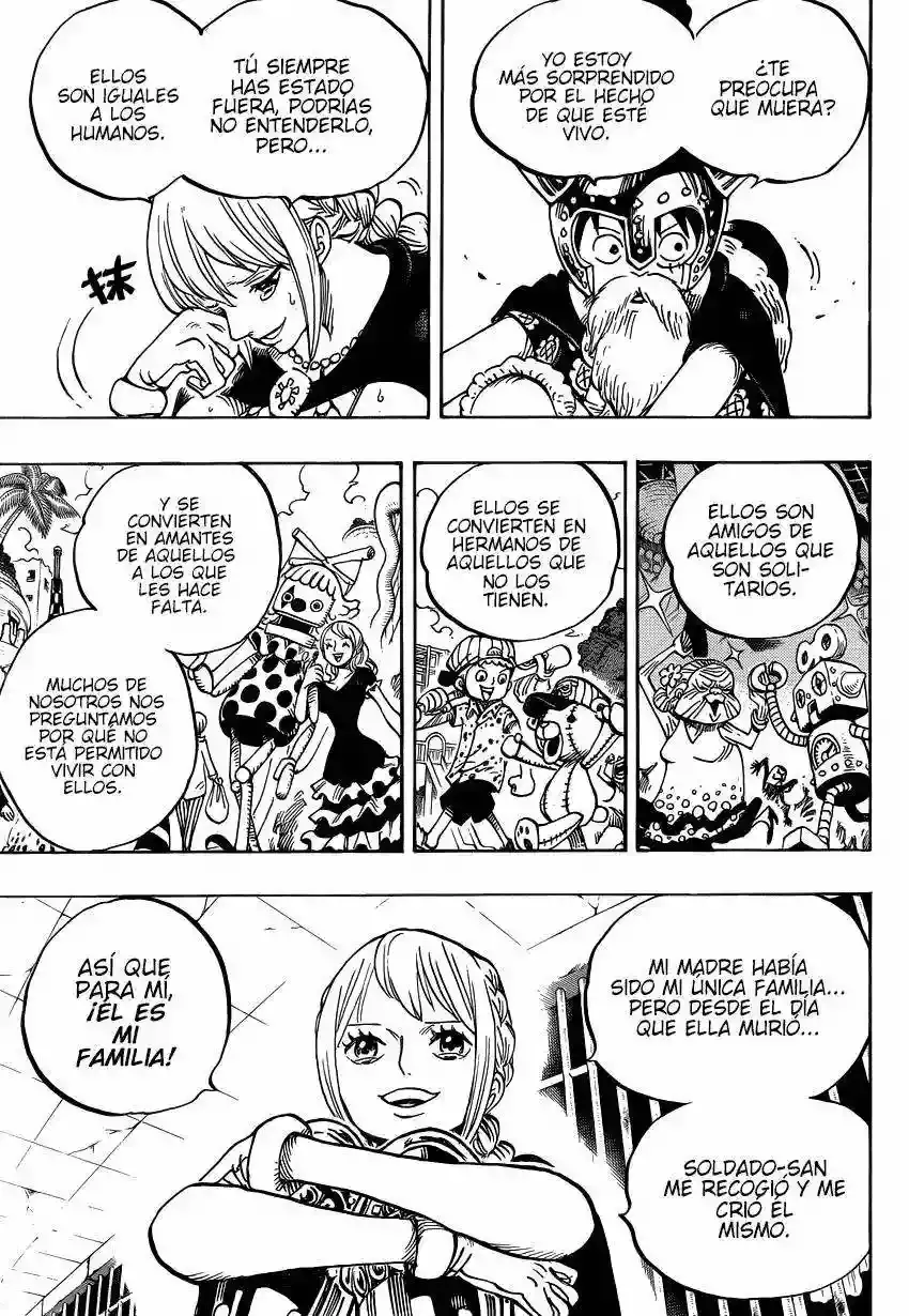 One Piece Capítulo 721 - Página 3 en español