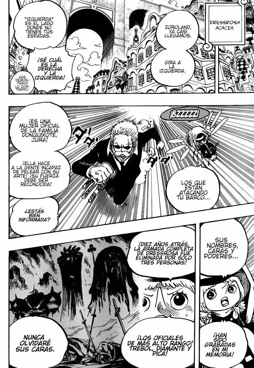 One Piece Capítulo 722 - Página 12 en español