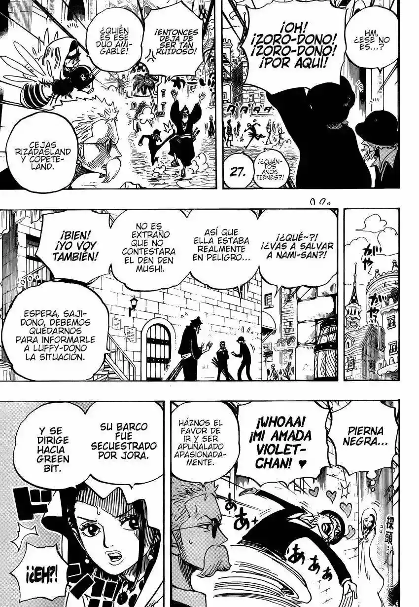One Piece Capítulo 722 - Página 13 en español