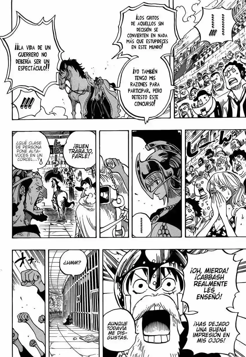 One Piece Capítulo 722 - Página 7 en español