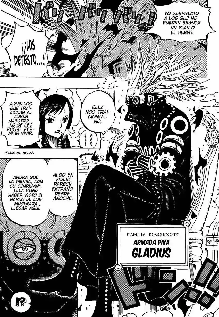 One Piece Capítulo 723 - Página 6 en español