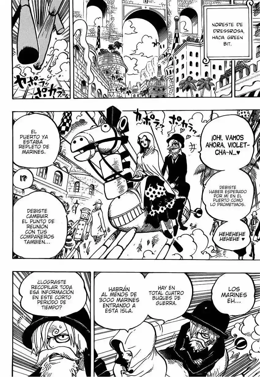One Piece Capítulo 723 - Página 7 en español