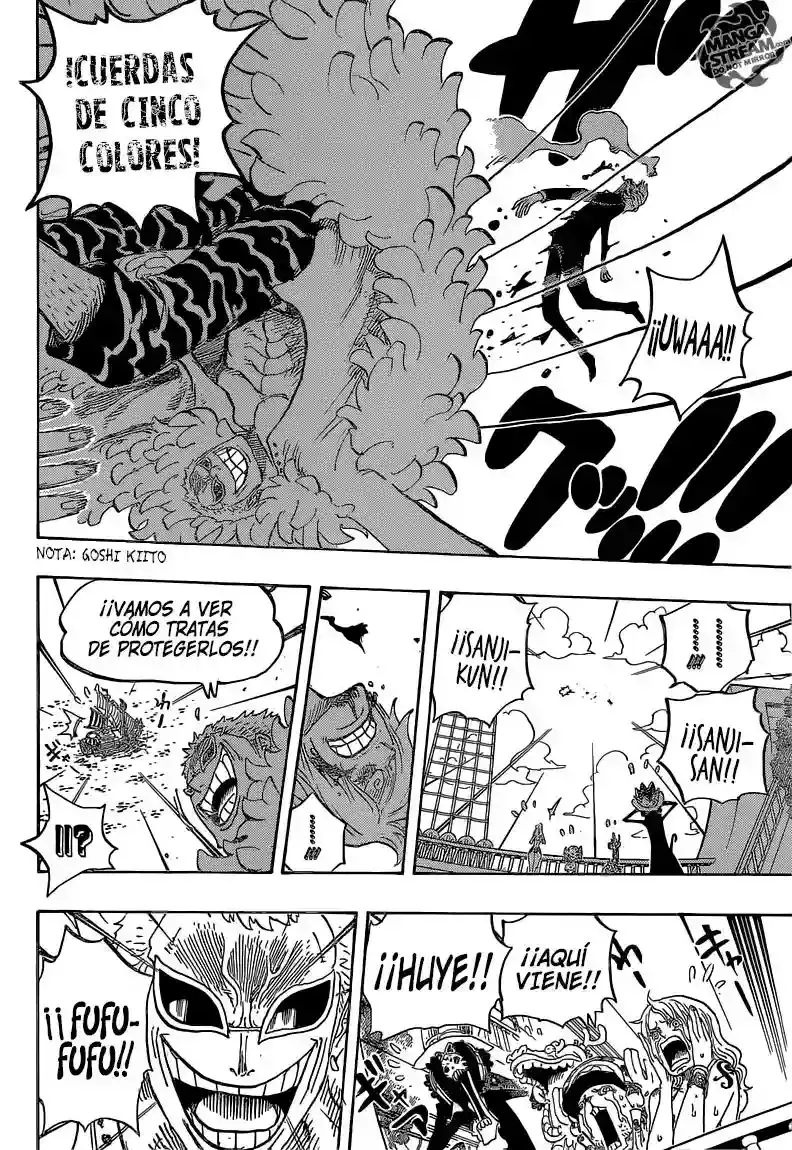 One Piece Capítulo 724 - Página 5 en español