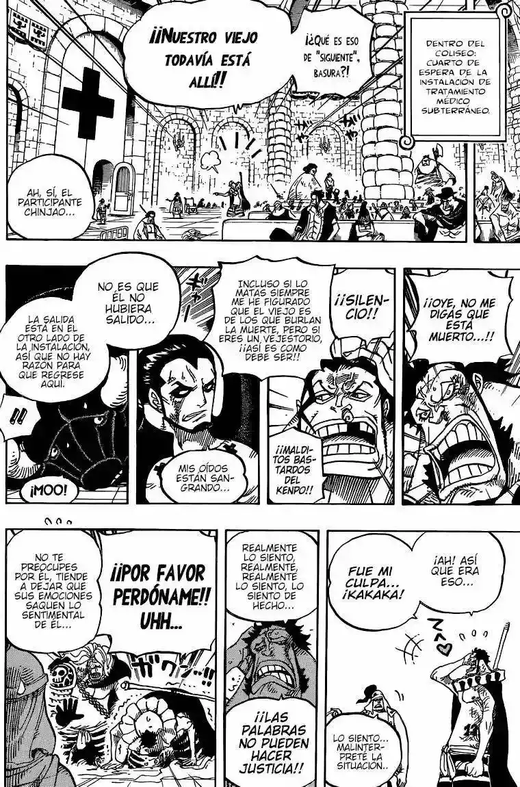 One Piece Capítulo 725 - Página 14 en español