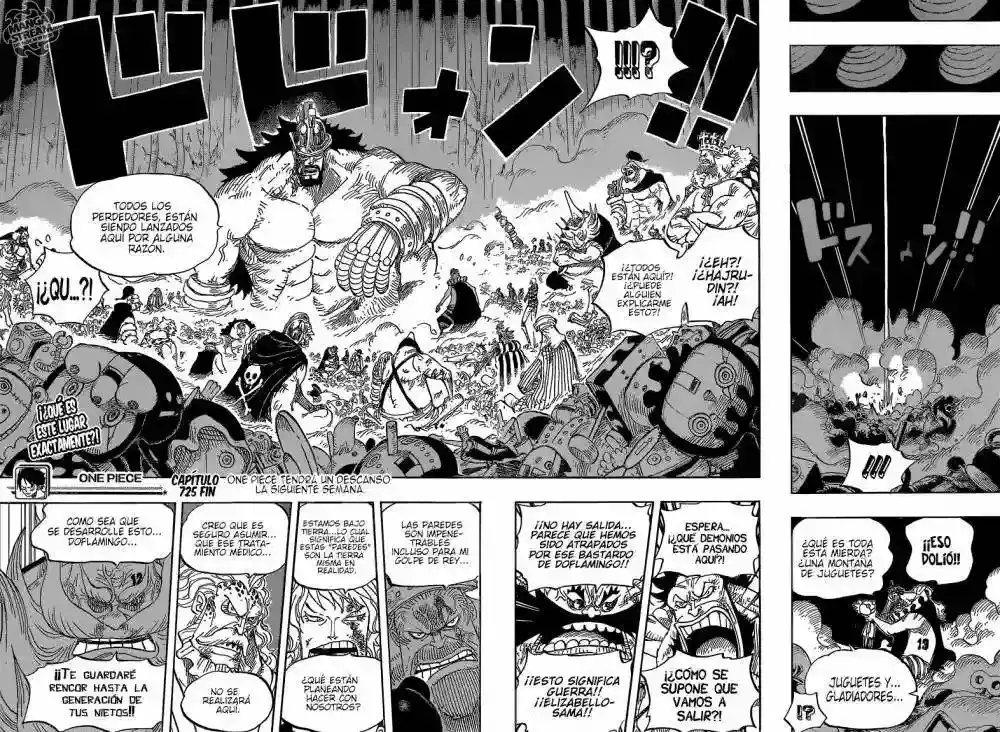 One Piece Capítulo 725 - Página 16 en español