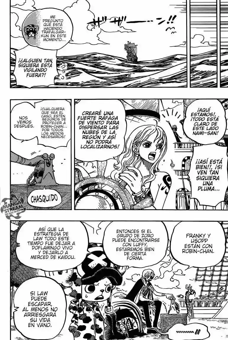 One Piece Capítulo 725 - Página 4 en español