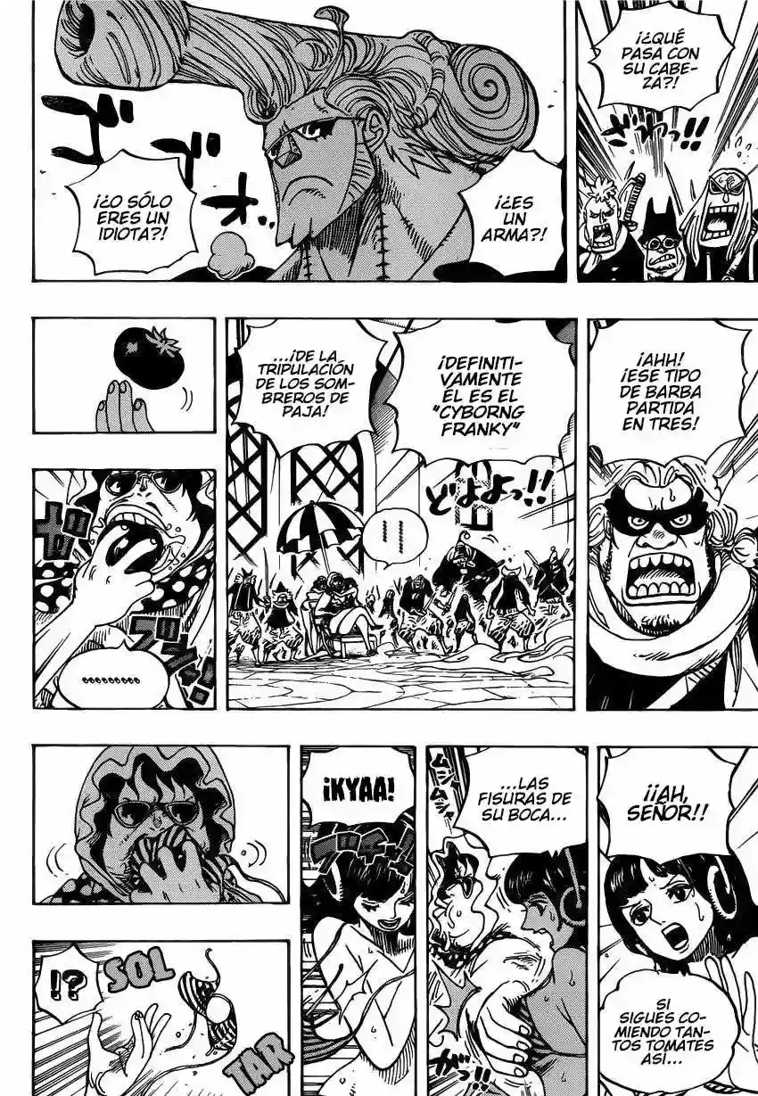 One Piece Capítulo 732 - Página 7 en español