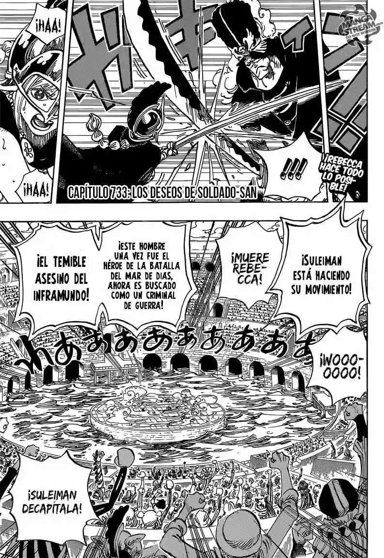 One Piece Capítulo 733 - Página 5 en español