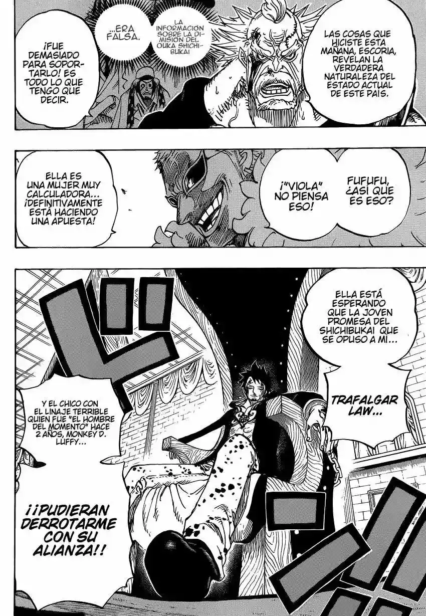One Piece Capítulo 734 - Página 16 en español