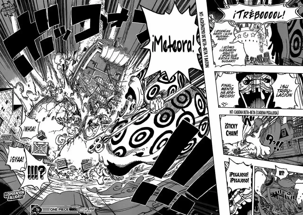 One Piece Capítulo 738 - Página 18 en español