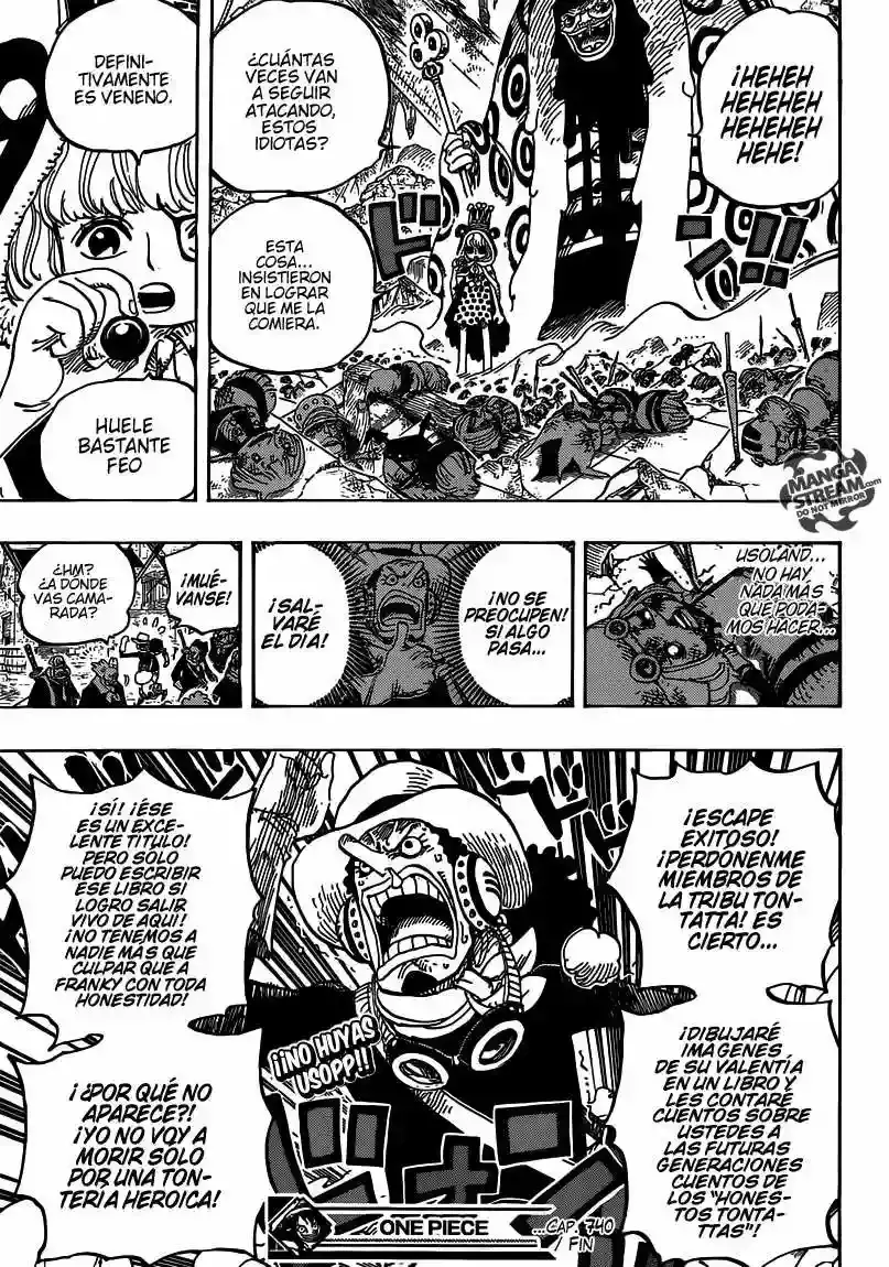One Piece Capítulo 740 - Página 20 en español