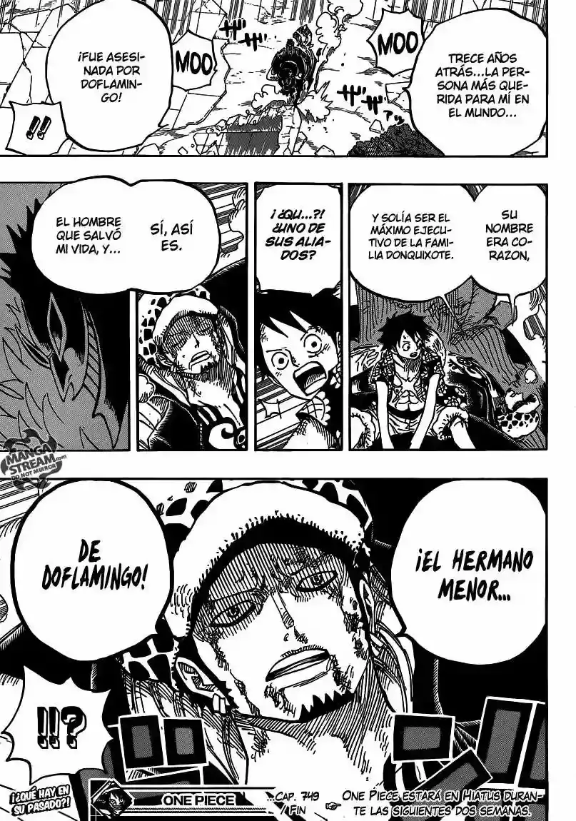 One Piece Capítulo 749 - Página 15 en español