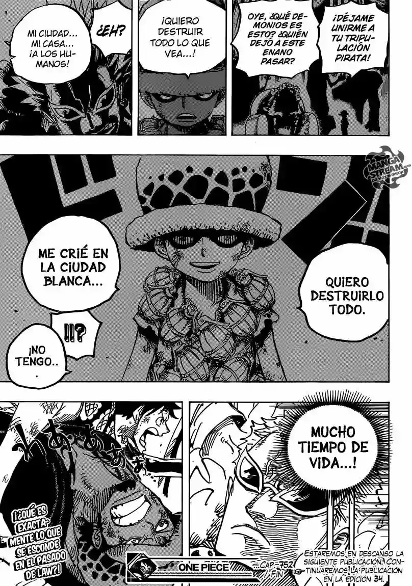One Piece Capítulo 752 - Página 17 en español