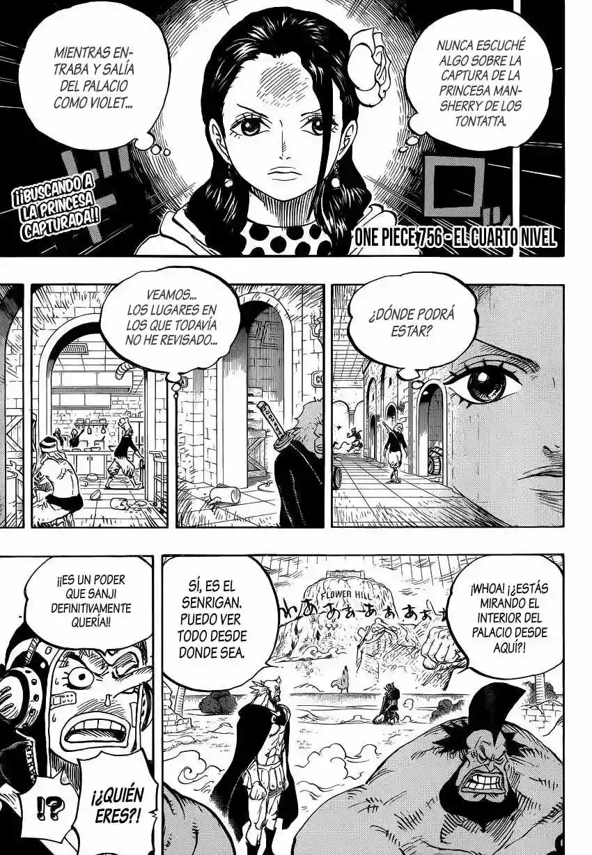 One Piece Capítulo 756 - Página 3 en español