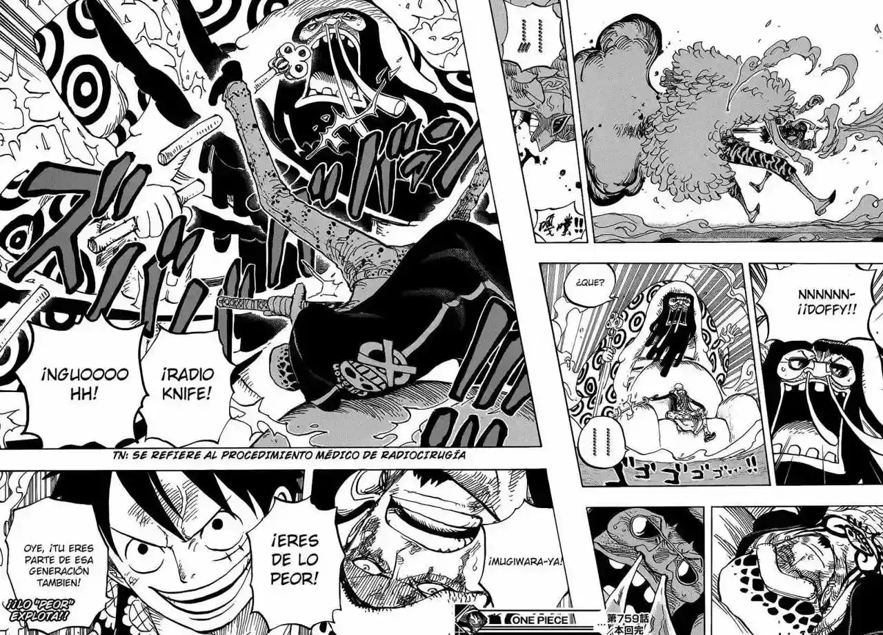 One Piece Capítulo 759 - Página 16 en español