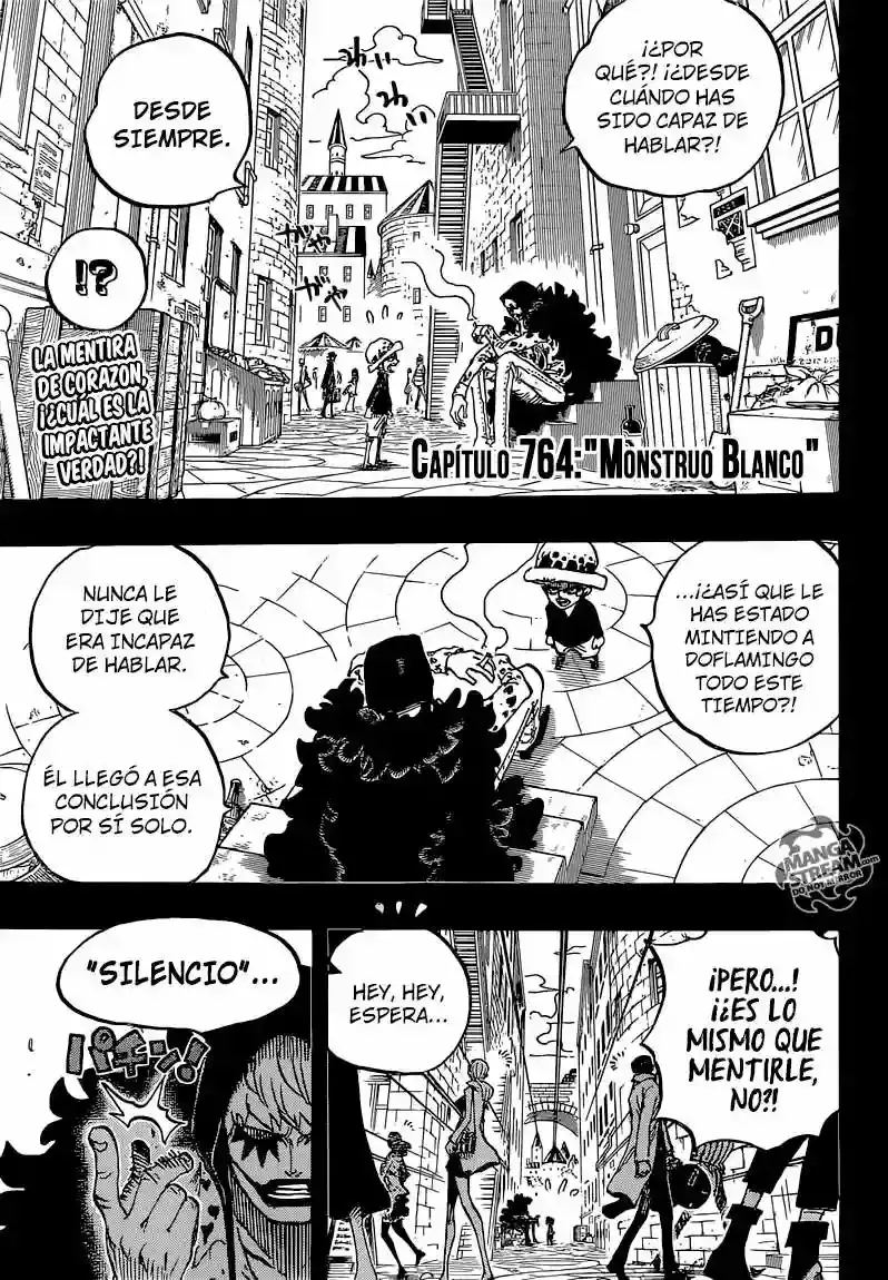 One Piece Capítulo 764 - Página 4 en español
