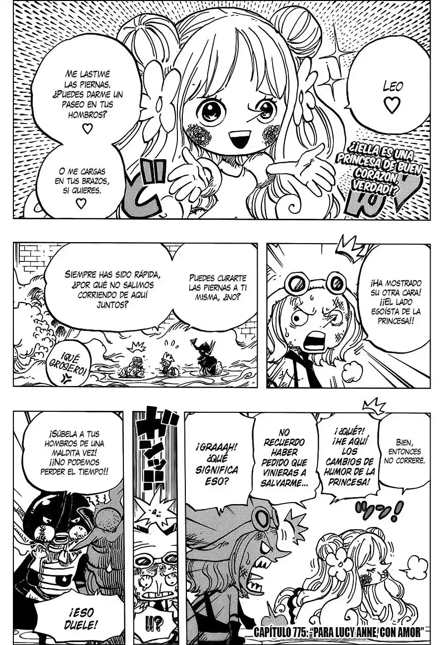 One Piece Capítulo 775 - Página 4 en español