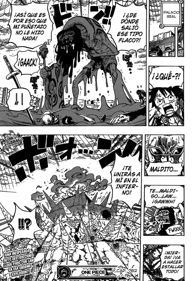 One Piece Capítulo 782 - Página 18 en español