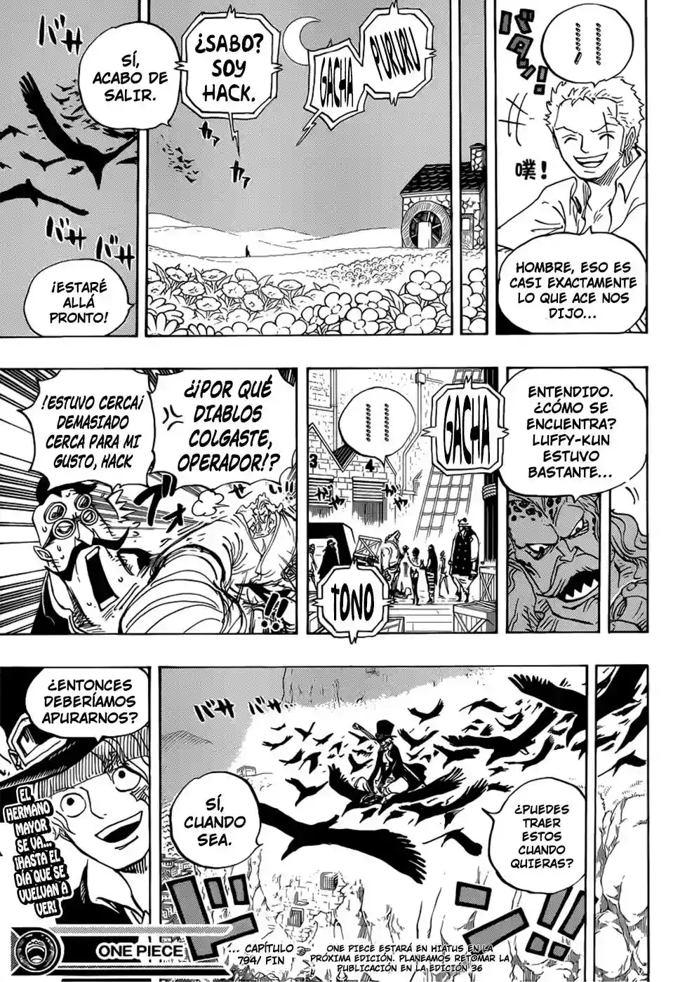One Piece Capítulo 794 - Página 16 en español