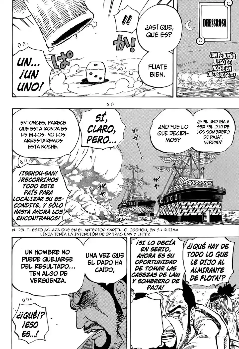One Piece Capítulo 795 - Página 3 en español