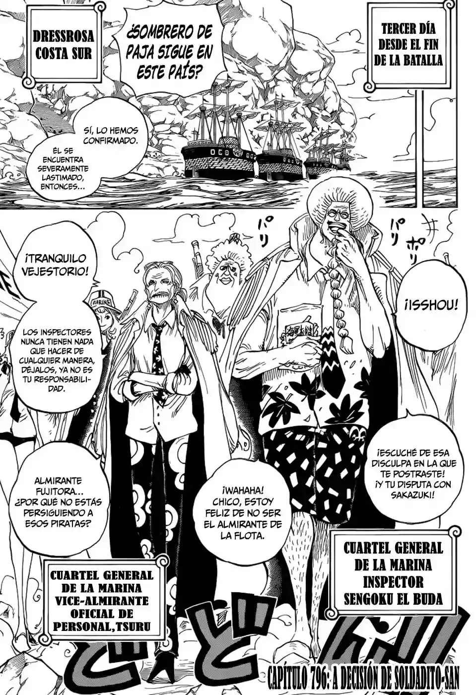 One Piece Capítulo 796 - Página 4 en español