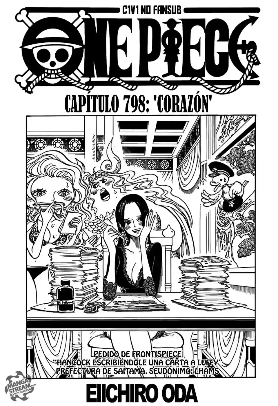 One Piece Capítulo 798 - Página 3 en español