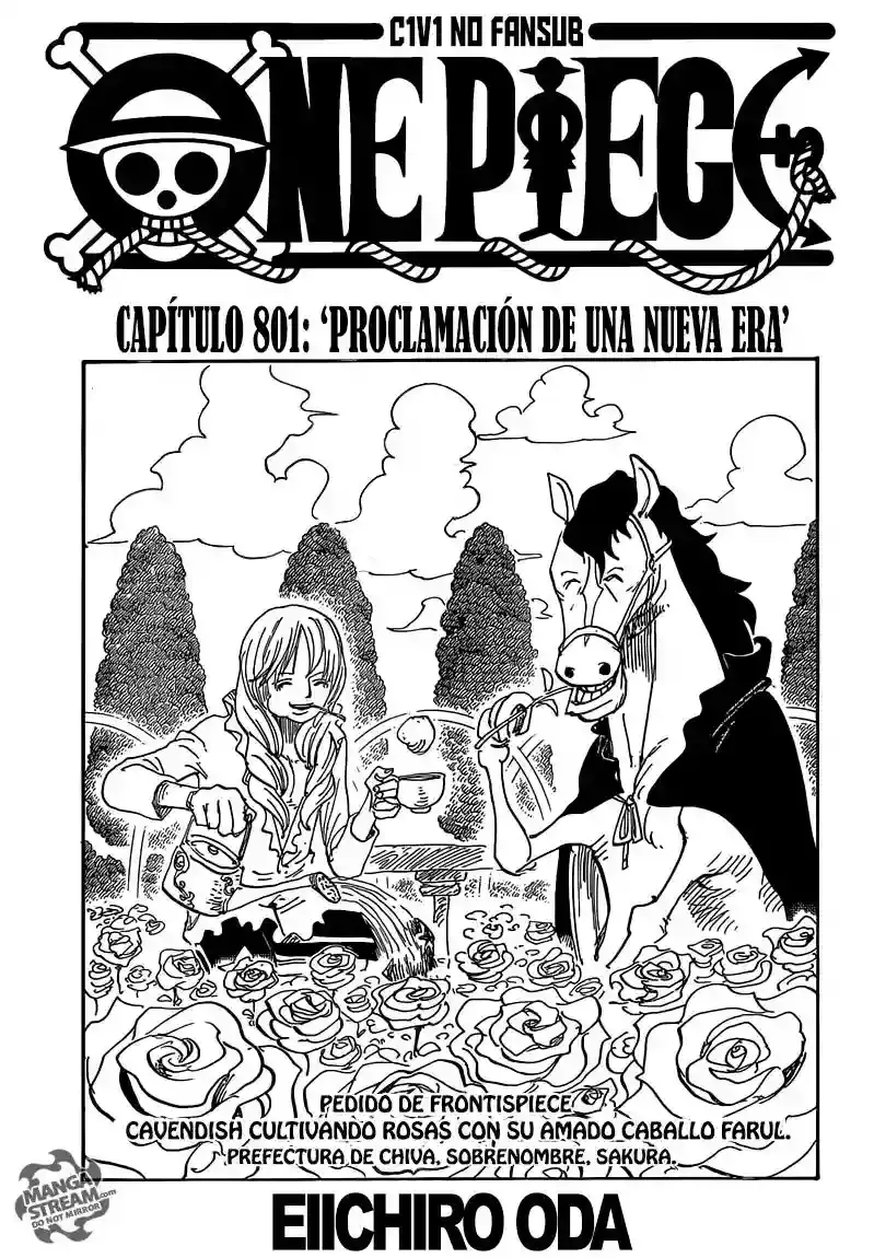One Piece Capítulo 801 - Página 3 en español