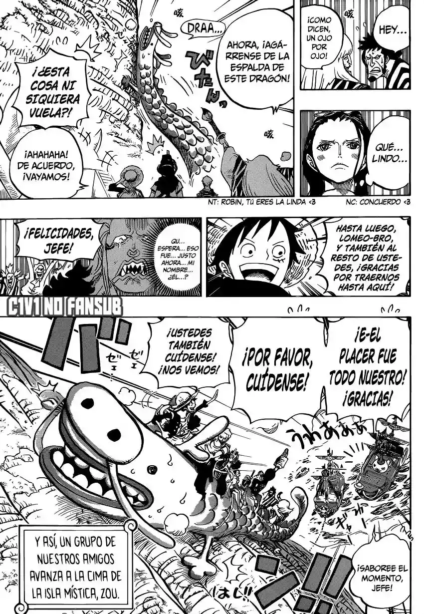 One Piece Capítulo 803 - Página 6 en español