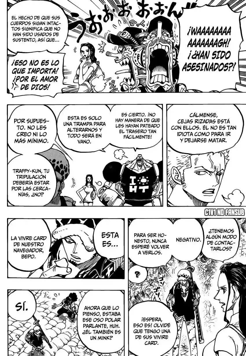 One Piece Capítulo 805 - Página 7 en español