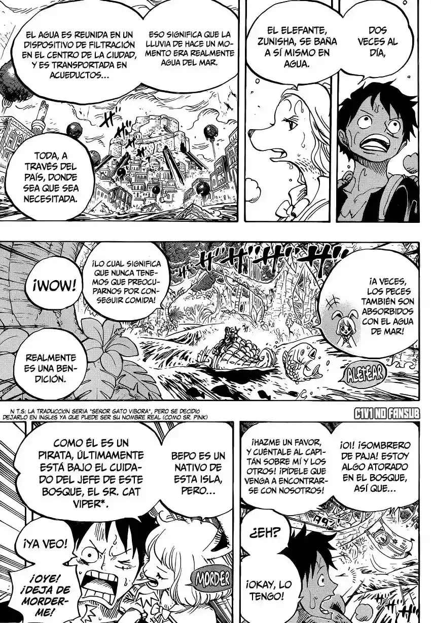 One Piece Capítulo 806 - Página 6 en español
