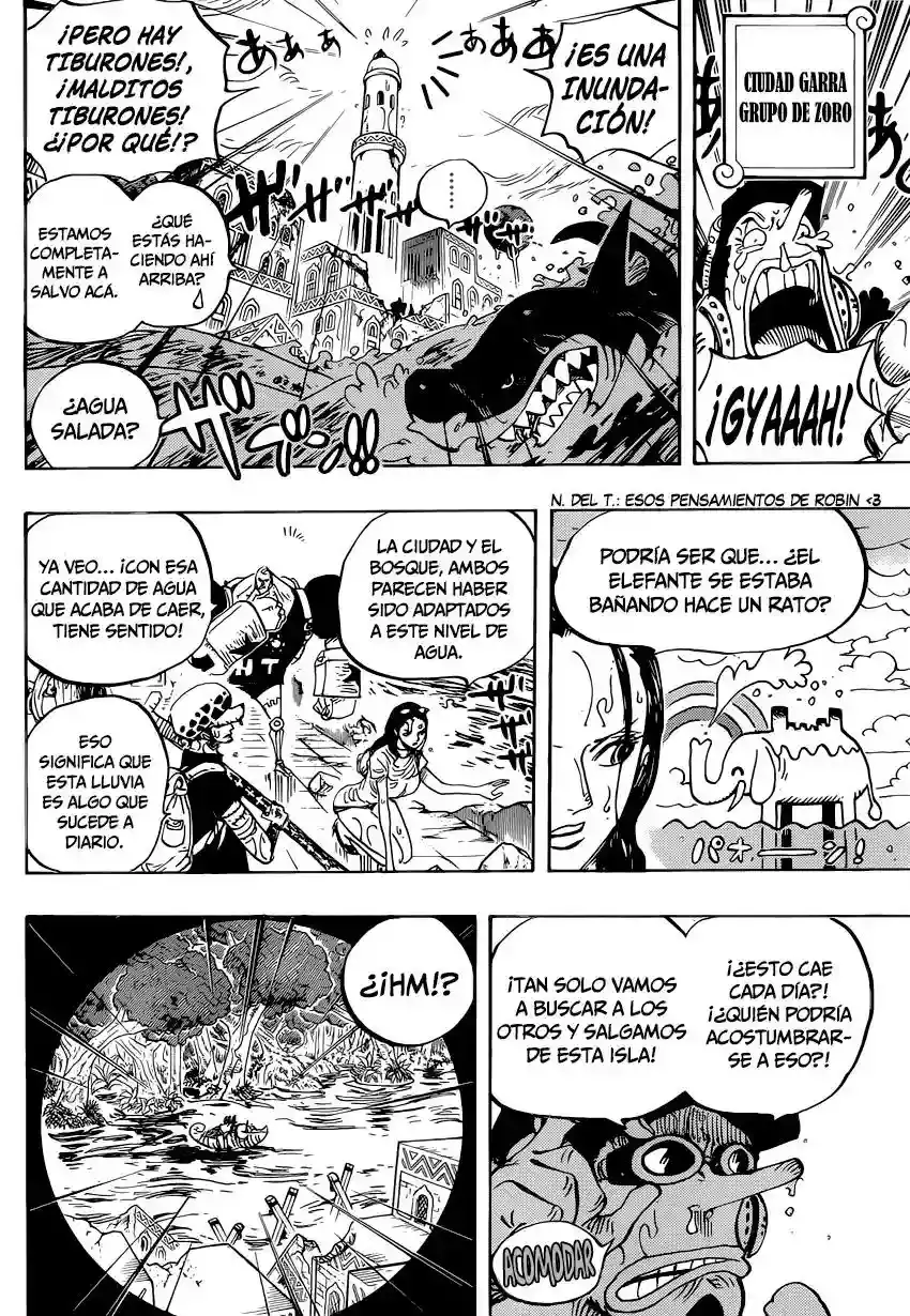 One Piece Capítulo 806 - Página 7 en español