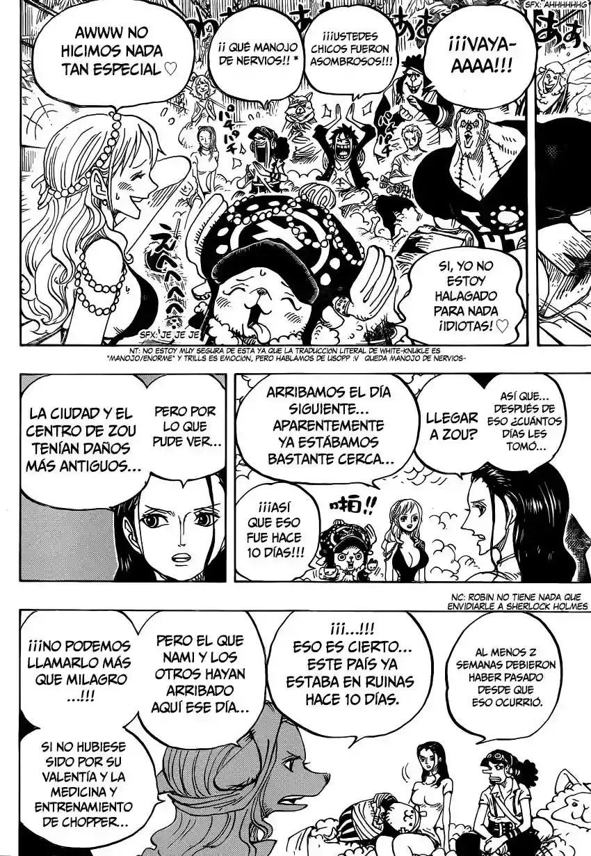 One Piece Capítulo 807 - Página 12 en español