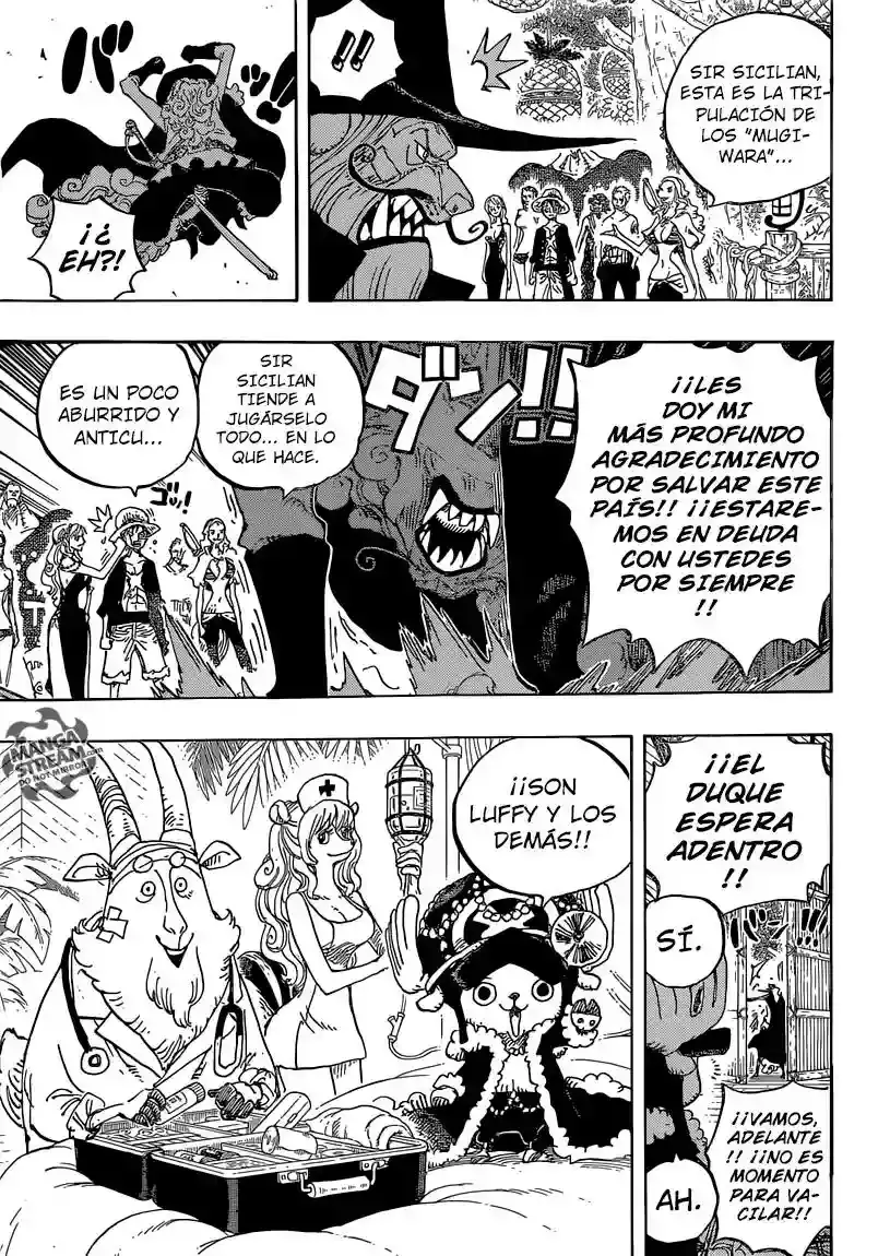 One Piece Capítulo 808 - Página 15 en español