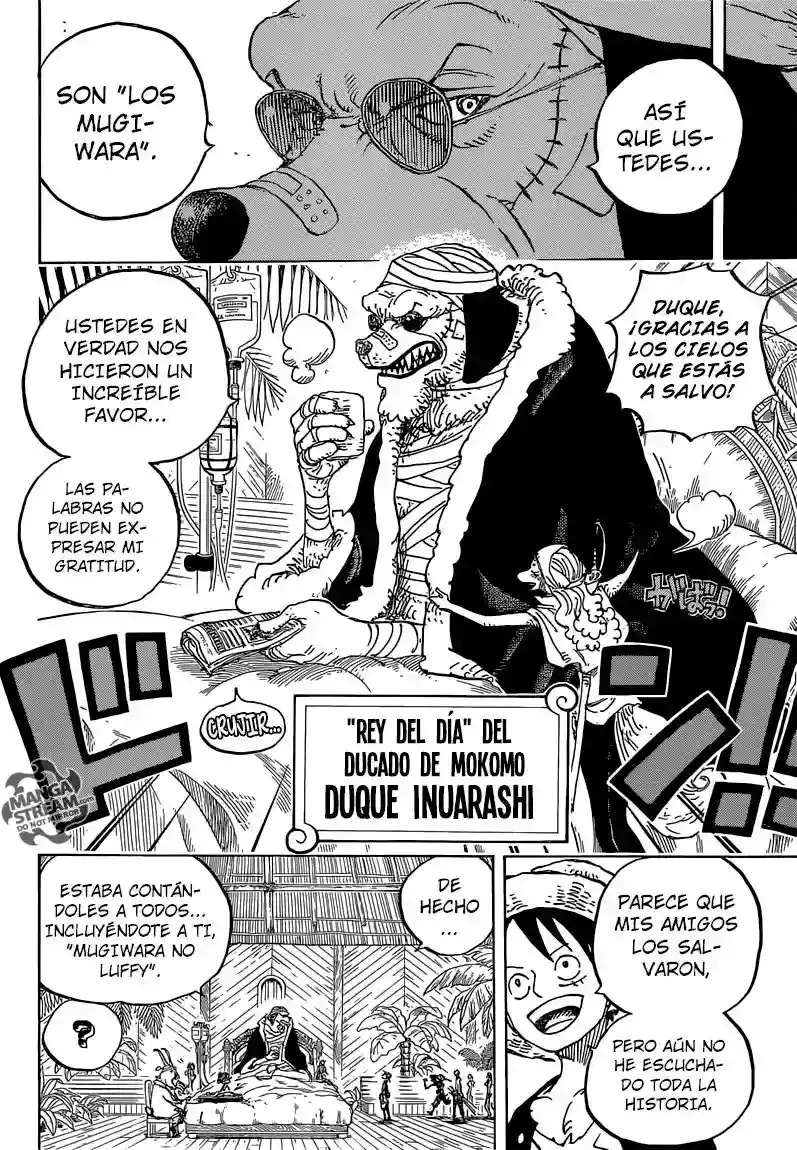 One Piece Capítulo 808 - Página 16 en español