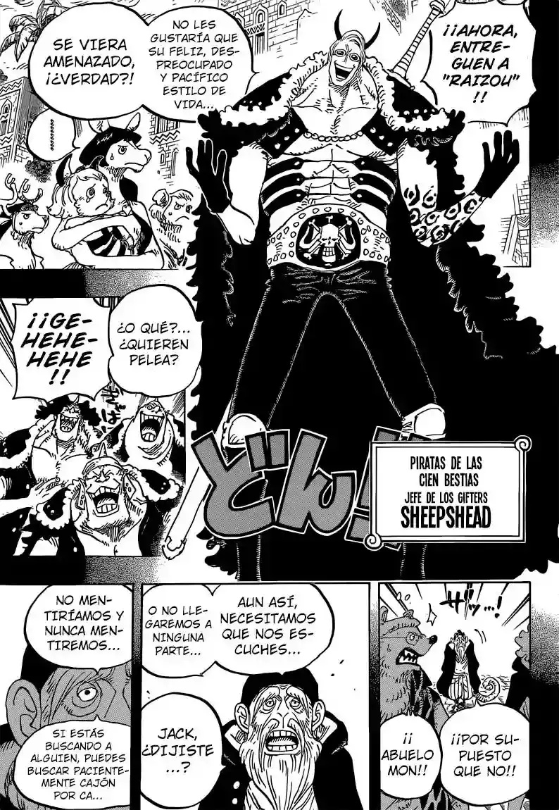 One Piece Capítulo 808 - Página 6 en español