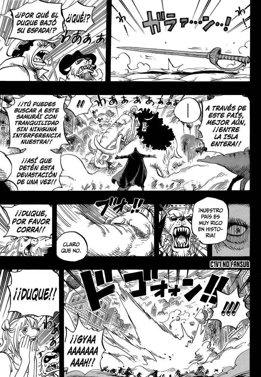 One Piece Capítulo 809 - Página 11 en español