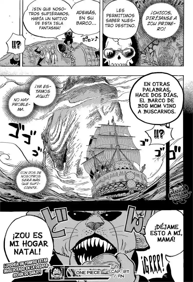 One Piece Capítulo 811 - Página 19 en español