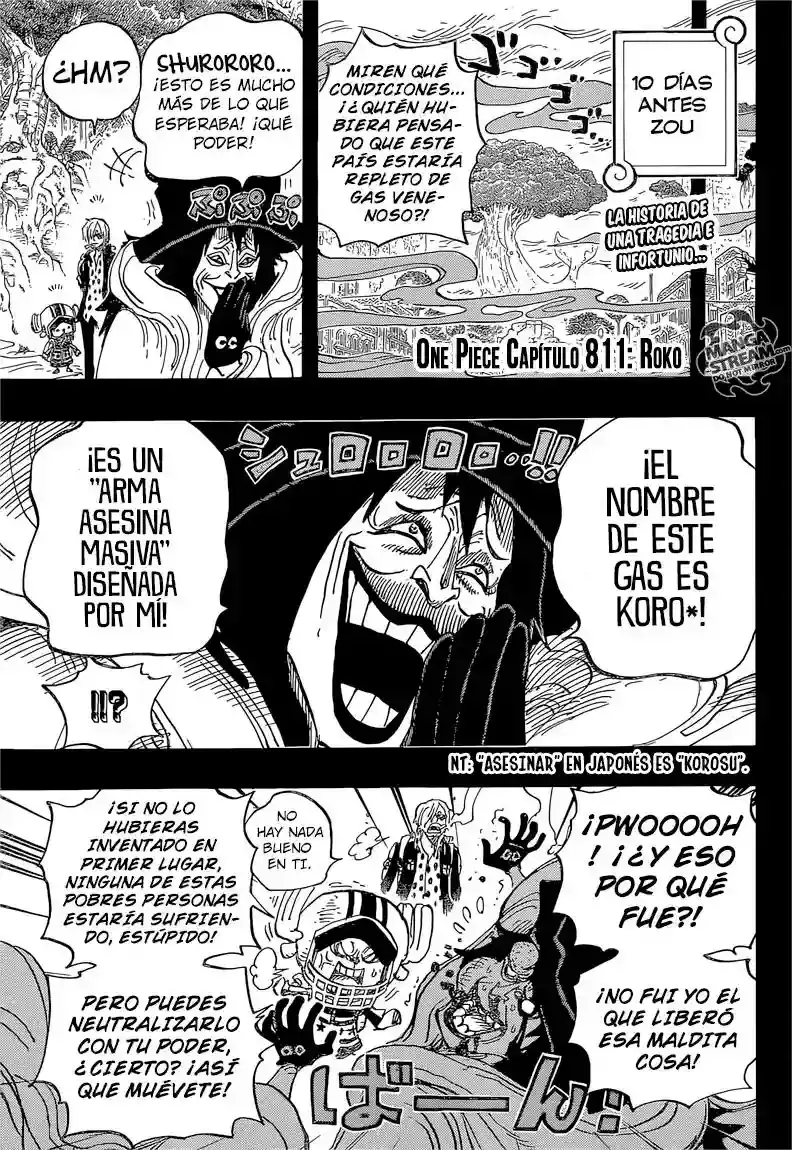 One Piece Capítulo 811 - Página 3 en español