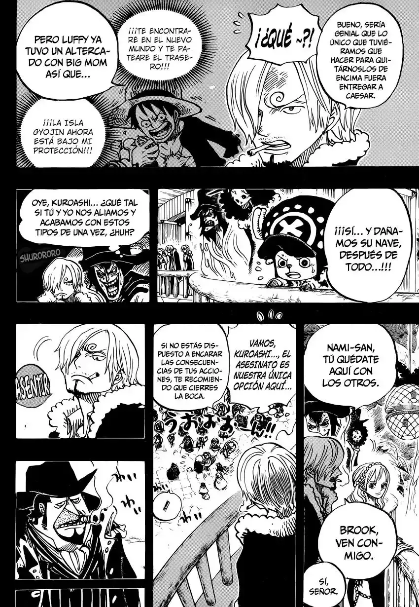 One Piece Capítulo 812 - Página 9 en español