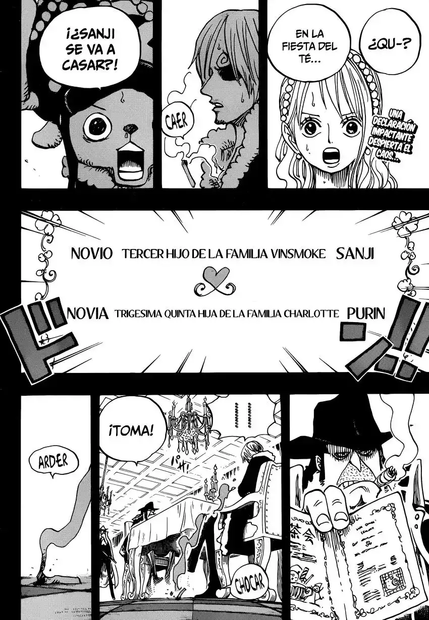 One Piece Capítulo 813 - Página 3 en español