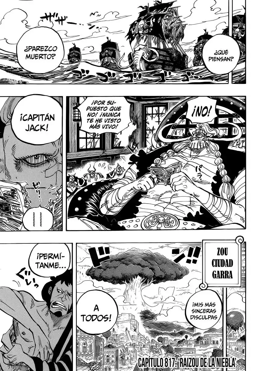 One Piece Capítulo 817 - Página 4 en español